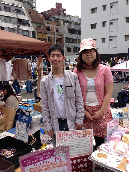 フリマ中崎町の様子