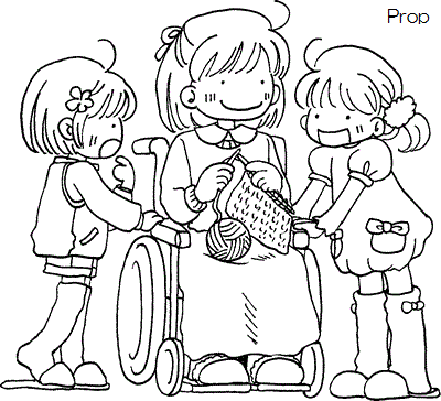 障害の有無に関わらない手作りの教えあい　イメージイラスト