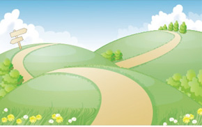 今だからこその道　イラスト