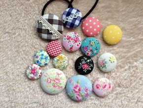 くるみボタン　ゴムなどに