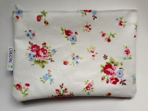 キャス風ラミネートポーチホワイト